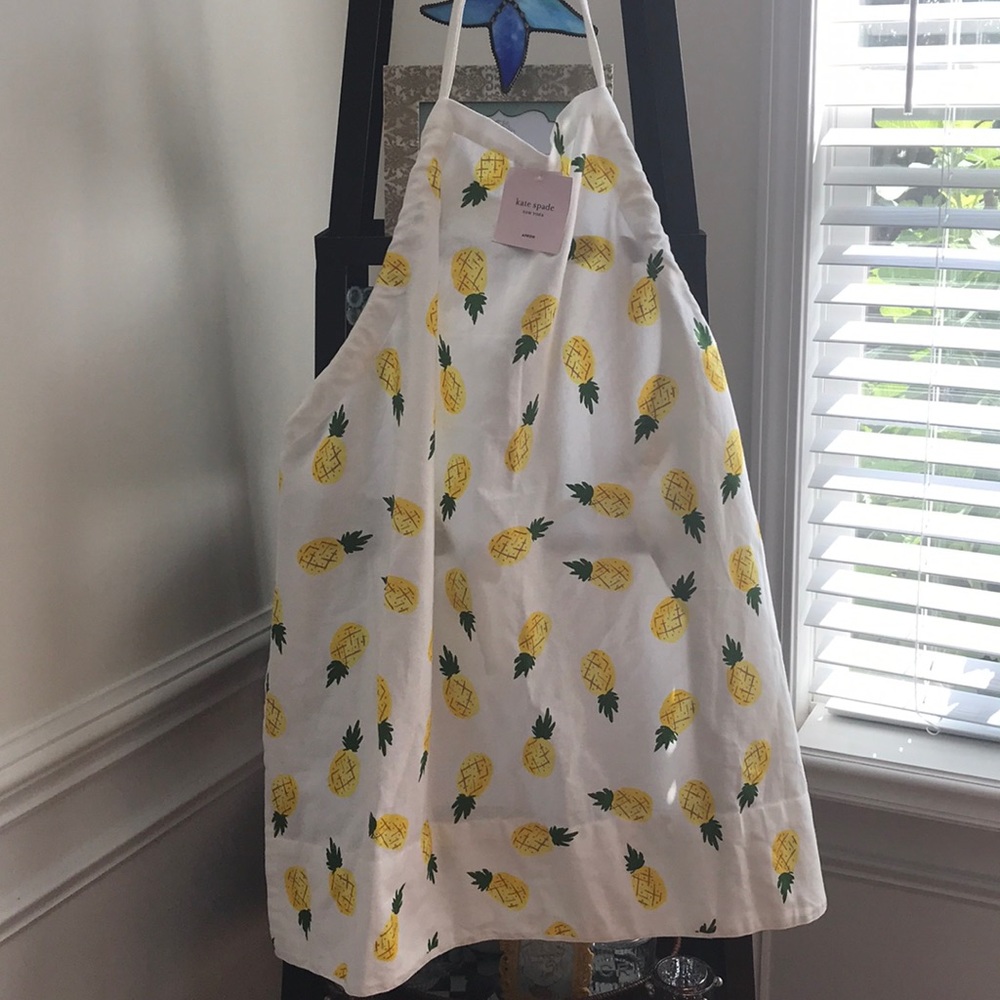 BNWT NWT Kate Spade kitchen apron pineapple